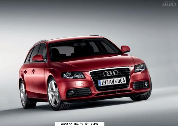 după lansarea noului sedan de clasa medie a4, anul trecut, audi a prezentat oficial noul model